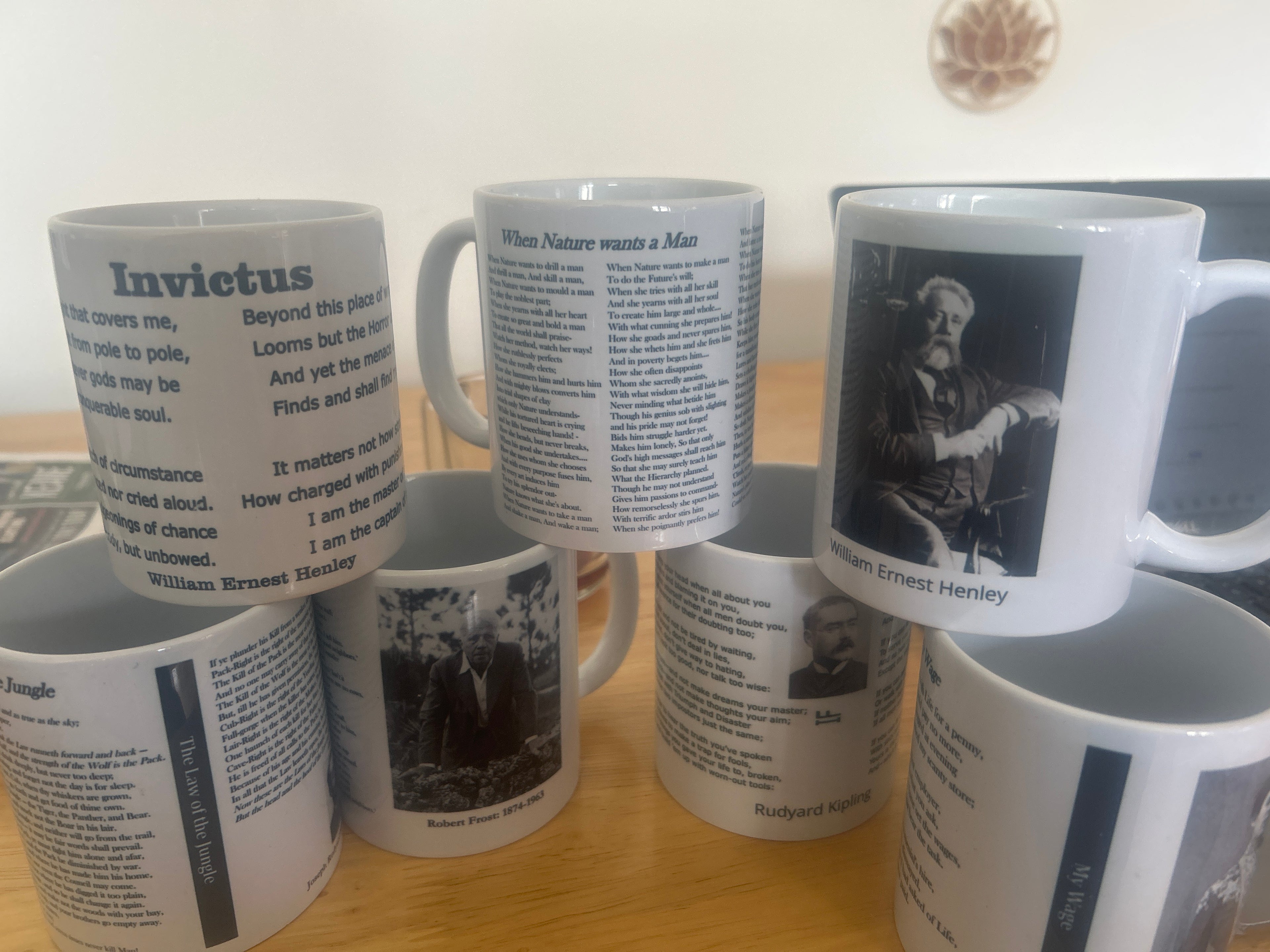 Poetry mugs